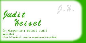 judit weisel business card